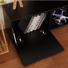 Load image into Gallery viewer, Modern TV Unit Cabinet Stand High Gloss Doors 160cm with LED Lights Drawers