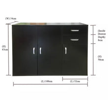 Load image into Gallery viewer, Sideboard Shoe Cabinet Unit Storage Furniture