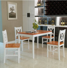 Load image into Gallery viewer, Solid Wooden Dining table and  4 chairs
