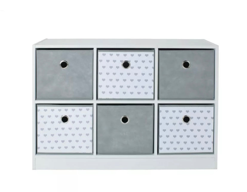 Cube Storage Unit White