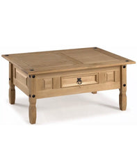 Load image into Gallery viewer, Wood Coffee Table Sale with 1 drawer, Solid Wood.