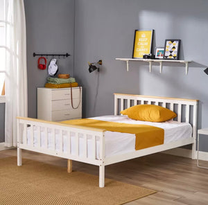 Solid Wood Bed Frame, Double