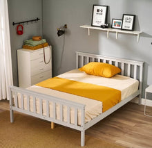 Load image into Gallery viewer, Solid Wood Bed Frame, Double