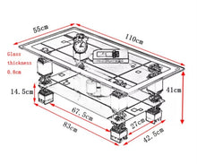 Load image into Gallery viewer, Luxury Glass Coffee Table