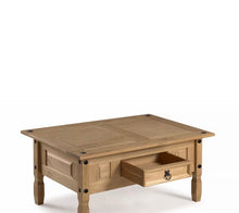 Load image into Gallery viewer, Wood Coffee Table Sale with 1 drawer, Solid Wood.