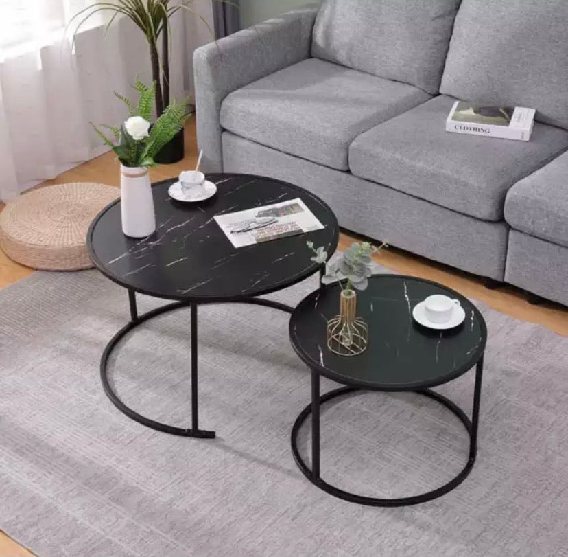 2 piece deals marble coffee table