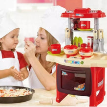 Load image into Gallery viewer, Kids Kitchen Toy Role Play Pretend Cook Set Light &amp;Sound Children’s Gift